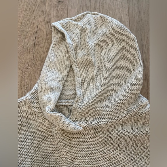 Inhabit Gray Knit Sweatshirt with hood & pockets - Size XXL - Picture 2 of 5